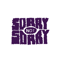 Sorry Sticker by Gummy Industries