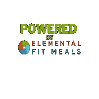 Powered By Healthy Lifestyle Sticker by elementalfitmeals
