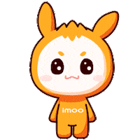 imooindonesia rabbit halo semangat pagi Sticker