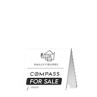 Philly Compass Sticker by Philly and the Burbs