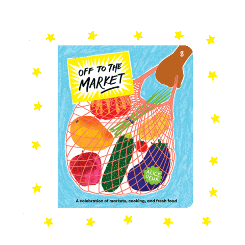 Farmers Market Fruit Sticker by Scribble Kids Books
