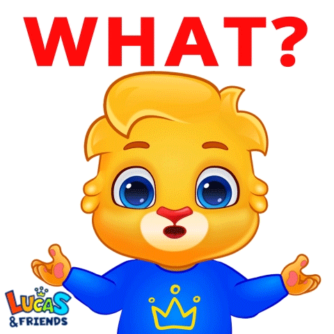 What Is It Omg GIF by Lucas and Friends by RV AppStudios