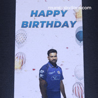 Happy Birthday GIF by Mumbai Indians