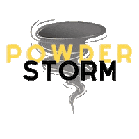 Storm Powder Sticker by Alz Asmr