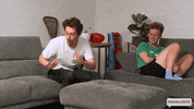 Watching Tv Running GIF by Gogglebox Australia