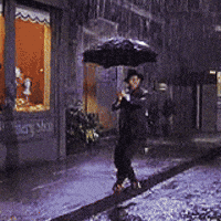 Happy Gene Kelly GIF