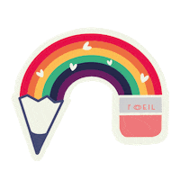 Pencil Project Sticker by Loeil Art