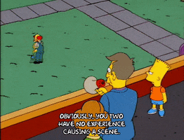 mad bart simpson GIF