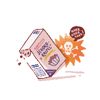 Harmlos Sticker by Jupitermond Verlag
