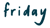 Days Of The Week Friday Sticker