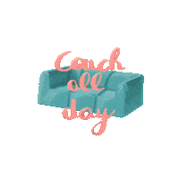 nicolemarega mood lazy couch sofa Sticker