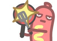 Hot Dog Fun GIF by SAMWOO288