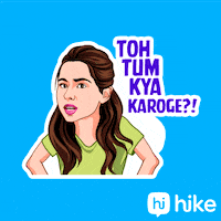 Love Aaj Kal Bollywood GIF by Hike Sticker Chat