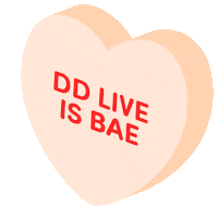 Bae Heart Candy Sticker by Digital Distillery