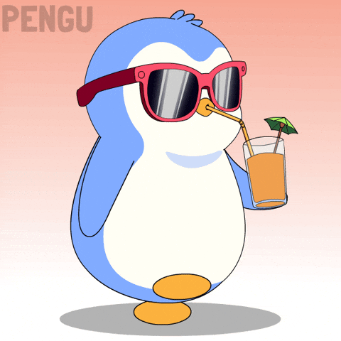 Happy Summer GIF by Pudgy Penguins
