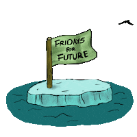 Kunstschule-Wandsbek fff climatechange greta fridaysforfuture Sticker