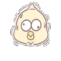 CHIEN002 雞 comfort zone 怕 舒適圈居民 Sticker