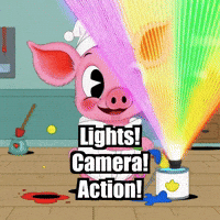 Lights Camera Action Technology GIF by The Pigasso