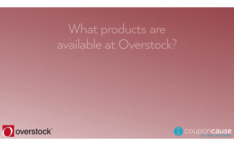 Faq Overstock GIF by Coupon Cause