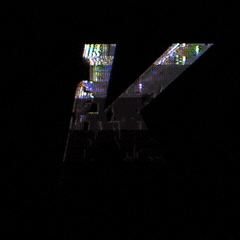 Glitch Alphabet GIF