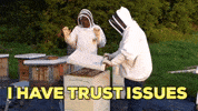 RobertEBlackmon scared bee trust bees GIF