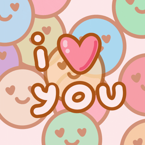 I Love You Hearts GIF