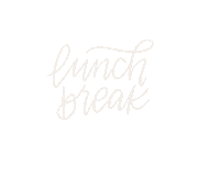 milkandhoneymade lunch lunch break milkandhoneymade Sticker
