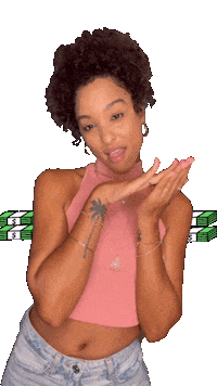 Money Pay Me Sticker by Leah Marville