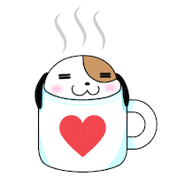 Puppy Love Heart Sticker