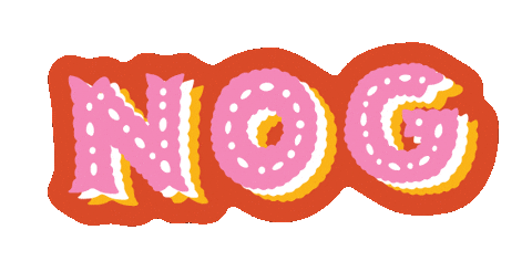 Christmas Nog Sticker by Book of the Month