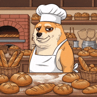 Baking Shiba Inu GIF by Doge Pound
