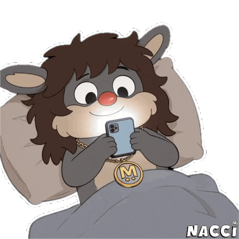 Tired Good Night Sticker