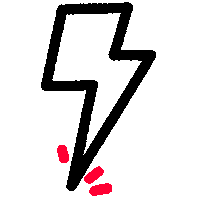 Power Shock Sticker by Volt – Burn More Brightly