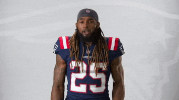Quiet Down Brandon Bolden GIF by New England Patriots