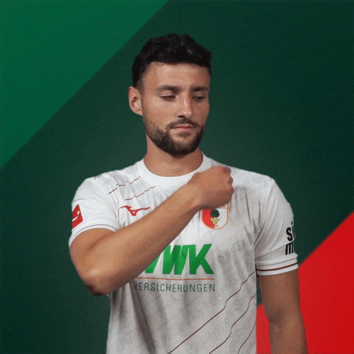 Defender Bauer GIF by FC Augsburg 1907