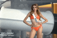 Miss Universe Belgium GIF