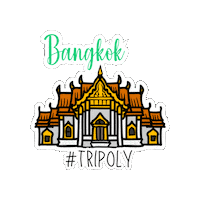 Thailand Bangkok Sticker by Tripoly