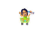 fun_miles_ fun excited win shopping Sticker
