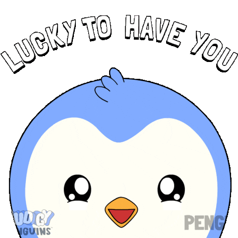 I Love You Sticker by Pudgy Penguins