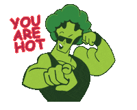 I Love You Smile Sticker by Diety od Brokuła