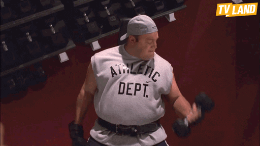 king of queens workout GIF by TV Land