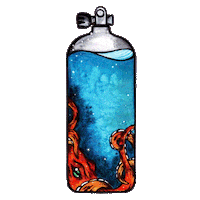 Tank Octopus Sticker by North Country Craft