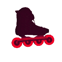 Patin Inline Skating Sticker