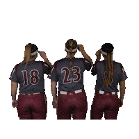 Elon Softball Sticker by Elon Phoenix