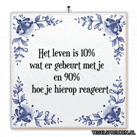 Leven Spreuk GIF by Tegelspreuken.nl
