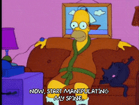 Sitting Season 4 GIF by The Simpsons