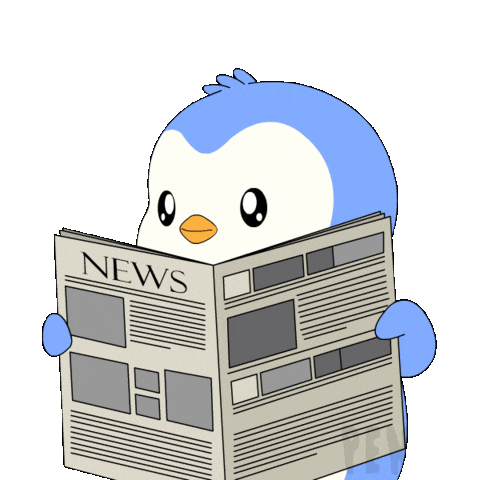 Happy Good News Sticker by Pudgy Penguins