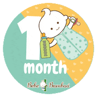 Babies Milestone Sticker by Bebe Bamboo