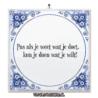 Humor Focus Sticker by Tegelspreuken.nl