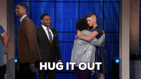 To Tell The Truth Hug GIF by ABC Network